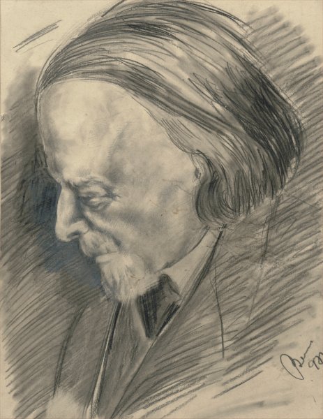 Portrait Zoltn Kodly (Bleistift)