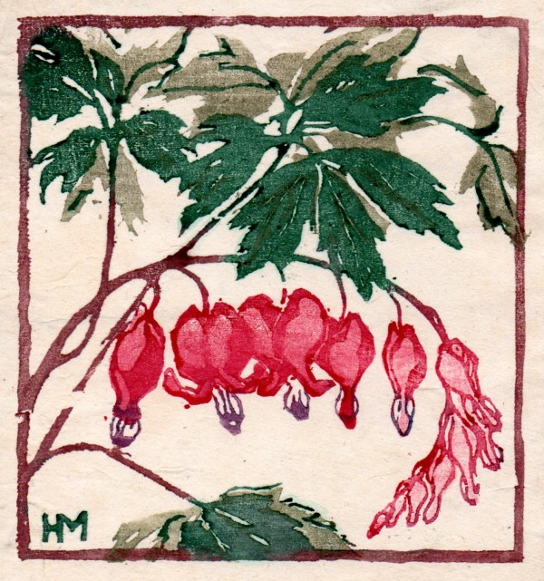 Hedwig Jessen, Fuchsia, Farbholzschnitt