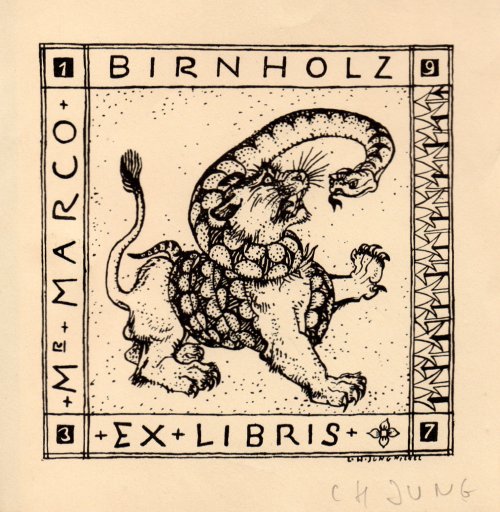 Ludwig Heinrich Jungnickel: Ex libris Marco Birnholz 1937
