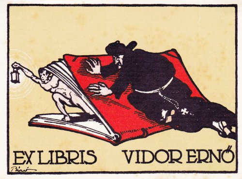 Bir Mihly: Ex Libris Vidor Ern