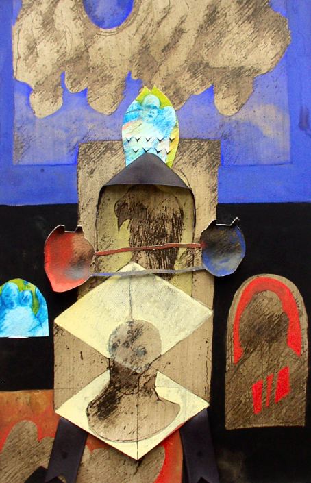 Enrique Lopez Pacheco "Caja-Altar" (Collage)